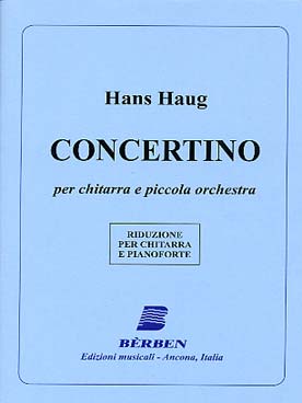 Illustration de Concertino pour guitare et petit orchestre, réd. piano