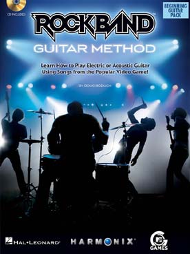 Illustration de ROCK BAND : les musiques du jeu vidéo - Beginning guitar pack (recueil et méthode avec CD)
