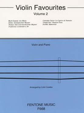 Illustration de VIOLIN FAVOURITES (tr. Stuart) - Vol. 2 : Gounod, Delius, Carla