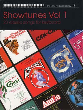 Illustration de THE EASY KEYBOARD LIBRARY - Showtunes vol. 1
