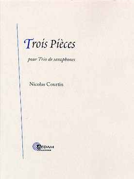 Illustration de Trois pièces pour trio de saxophones