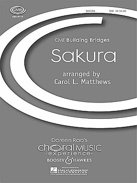 Illustration de SAKURA pour chœur SAB et orchestre à cordes, tr. Matthews