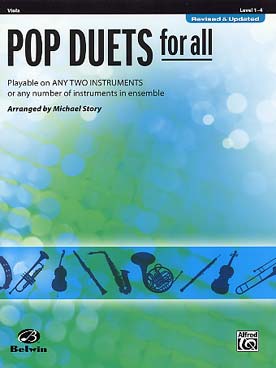 Illustration de POP DUETS FOR ALL : 17 thèmes célèbres arrangés par M. Story (nouvelle édition)