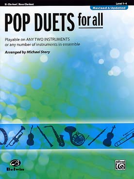 Illustration de POP DUETS FOR ALL : 17 thèmes célèbres arrangés par M. Story (nouvelle édition)