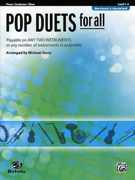 Illustration de POP DUETS FOR ALL : 17 thèmes célèbres arrangés par M. Story (nouvelle édition)