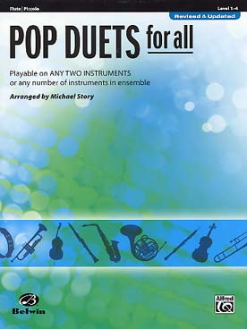 Illustration de POP DUETS FOR ALL : 17 thèmes célèbres arrangés par M. Story (nouvelle édition)