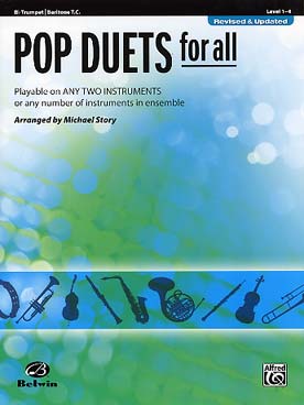 Illustration de POP DUETS FOR ALL : 17 thèmes célèbres arrangés par M. Story (nouvelle édition)