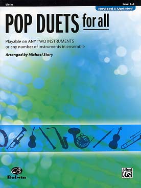 Illustration de POP DUETS FOR ALL : 17 thèmes célèbres arrangés par M. Story (nouvelle édition)