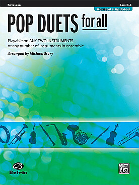 Illustration de POP DUETS FOR ALL : 17 thèmes célèbres arrangés par M. Story (nouvelle édition)