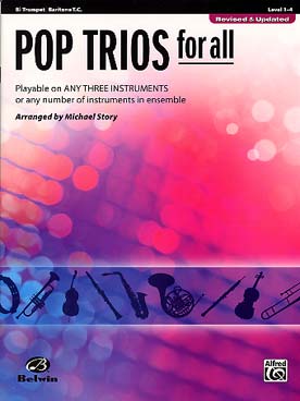 Illustration de POP TRIOS FOR ALL : 15 thèmes célèbres arrangés par M. Story