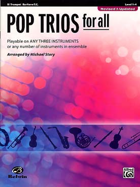 Illustration de POP TRIOS FOR ALL : 15 thèmes célèbres arrangés par M. Story