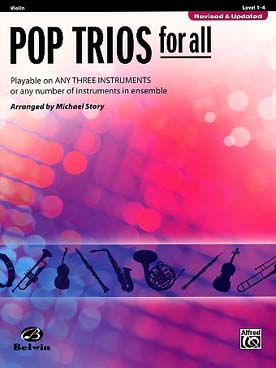 Illustration pop  trios for all violon new