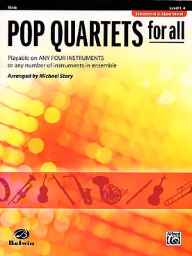 Illustration pop quartets for all alto new