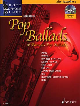 Illustration pop ballads saxophone
