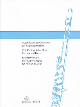 Illustration de ITALIENISCHE MUSIK DES 19 JAHRHUNDERTS (musique italienne du 19e siècle) : Krakamp, Briccialdi, Galli, Gariboldi