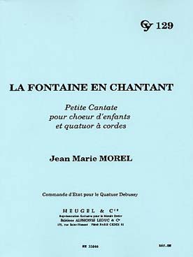 Illustration de La Fontaine en chantant pour chant et quatuor à cordes