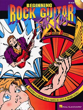 Illustration de Beginning rock guitar for kids pour guitare électrique
