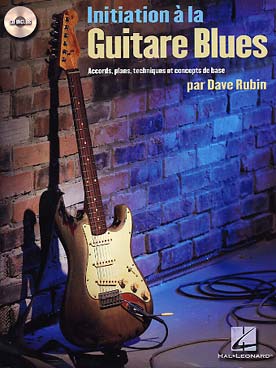 Illustration de Initiation à la guitare blues avec CD