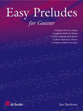 Illustration de EASY PRELUDES for guitar (tr. Bartlema)