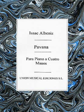 Illustration albeniz pavana capricho (4 mains)
