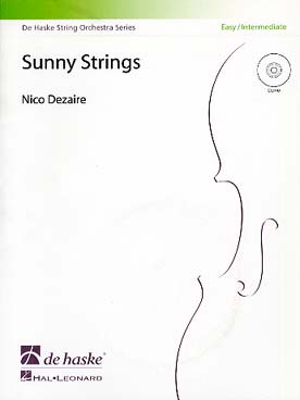 Illustration de Sunny Strings : 4 pièces originales pour 2 violons, alto/violon 3, violoncelle et piano (+ contrebasse/violoncelle 2 ad lib.)