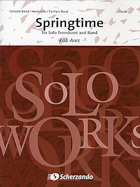 Illustration de Spring time pour harmonie et trombone solo
