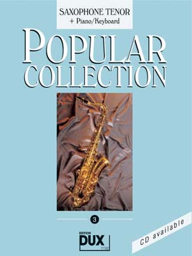 Illustration de POPULAR COLLECTION - Vol. 3 : saxophone ténor et piano