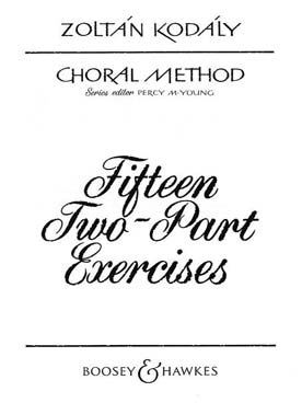 Illustration de Choral method - 15 exercices à 2 voix