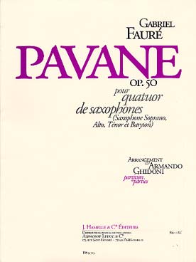 Illustration de Pavane op. 50 (tr. Ghidoni SATB)