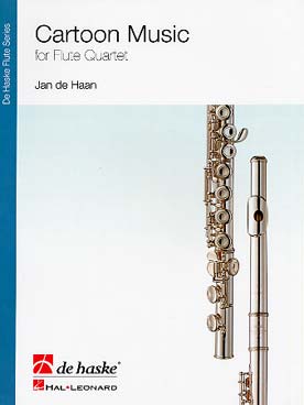 Illustration de Cartoon music pour quatuor de flûtes
