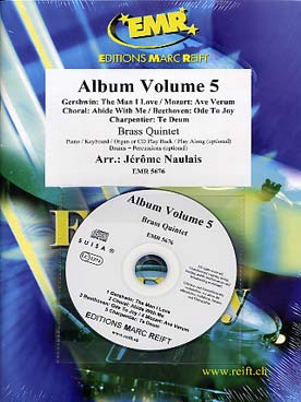 Illustration de ALBUM - Vol. 5 : 3 trompettes, 2 trombones et orgue