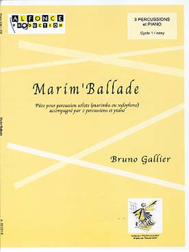 Illustration de Marim'ballade pour un percussioniste soliste, 2 percussions et piano