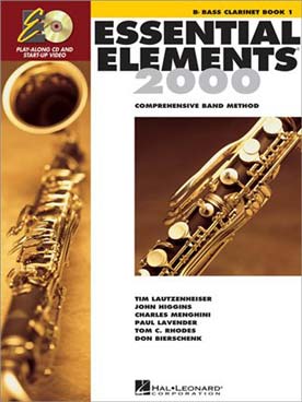 Illustration de ESSENTIAL ELEMENTS FOR BAND : a comprehensiv band method with EEi - Vol. 1 : clarinette basse
