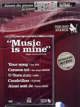 Illustration music is mine avec cd et dvd avance