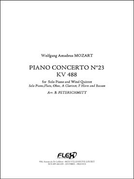 Illustration mozart concerto pour piano n° 23 k 488