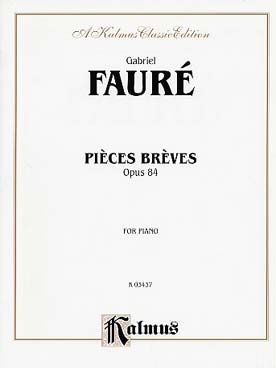 Illustration de Pièces brèves op. 84 N° 1 à 8