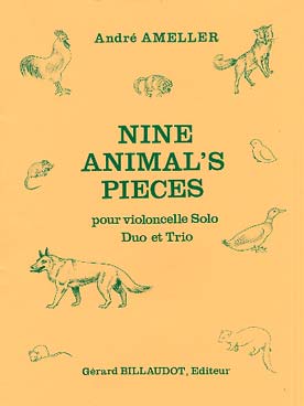 Illustration ameller nine animal's pieces