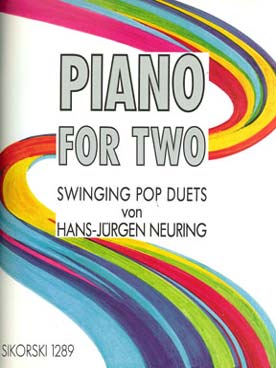 Illustration neuring piano for two