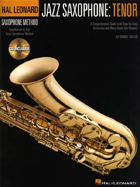 Illustration taylor jazz saxophone tenor avec cd