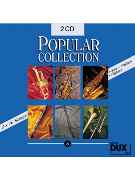 Illustration de POPULAR COLLECTION - Vol. 8 : double CD play-along