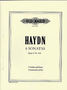 Illustration haydn sonate trio op. 8 vol. 2