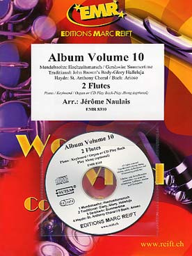 Illustration de ALBUM (tr. Naulais) - Vol. 10 : Mendelssohn, Gershwin, Haydn Bach