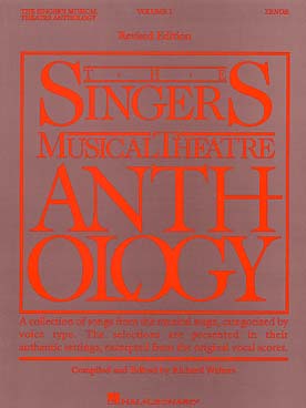 Illustration de THE SINGERS MUSICAL THEATRE ANTHOLOGY - Vol. 1 ténor