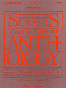Illustration de THE SINGERS MUSICAL THEATRE ANTHOLOGY - Vol. 1 ténor