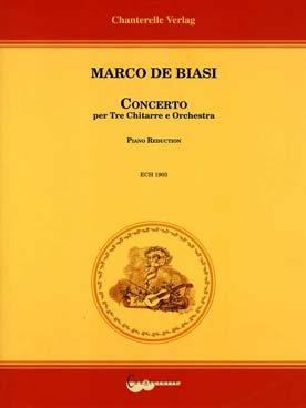 Illustration de Concerto pour 3 guitares et orchestre, réd. 3 guitares et piano