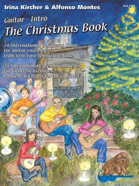 Illustration montes guitar-intro, the christmas book