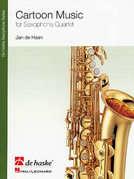 Illustration de Cartoon music pour quatuor de saxophones