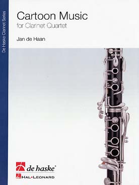 Illustration de Cartoon music pour quatuor de clarinettes