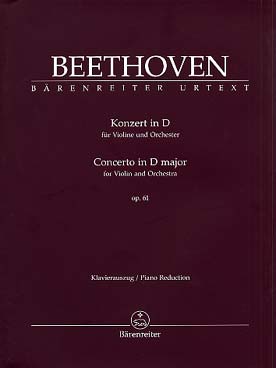 Illustration de Concerto op. 61 en ré M