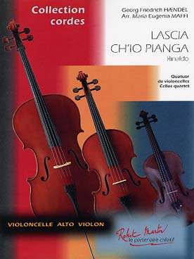Illustration de Lascia ch'io pianga extrait de Rinaldo, tr. Maffi pour 4 violoncelles